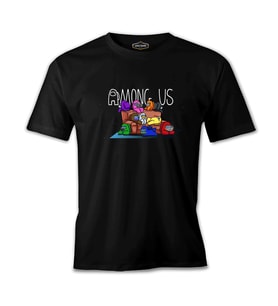 Among Us I Siyah Erkek Tshirt