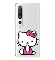 Hello Kity Tasarımlı Süper Şeffaf Silikon Telefon Kılıfı Xiomai Mi10-pro