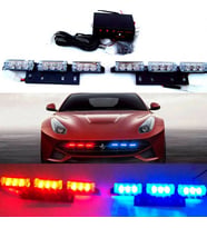 C9 Ultra Lüks Modlu 9X2 Kırmızı Mavi İkaz Çakarlı Led lamba
