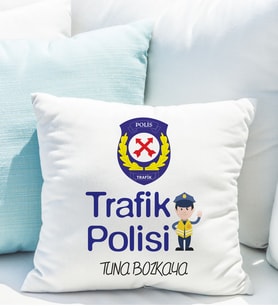 Kişiye Özel Trafik Polisi Yastığı