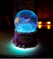 Unicorn Efsanesi Renk Değiştiren Işıklı Kar Küresi
