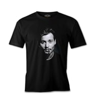 Johnny Depp Siyah Erkek Tshirt