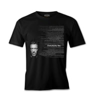House - Everybody Lies Siyah Erkek Tshirt