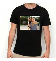 Exclusive Siyah Tişört(istenilen resim baskısıyla)