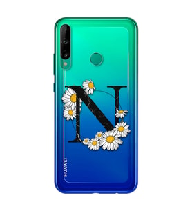 Papatya Harf Tasarım Süper Şeffaf Silikon Telefon Kılıfı Huawei P40 Lite E N-Har
