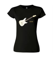 Fender W Siyah Bayan Tshirt