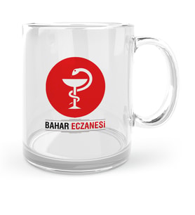 BK Gift Kişiye Özel Mesleki Eczane Cam Kupa Bardak  4