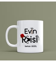 Babalar İçin Evin Reisi Kupa Bardak s19
