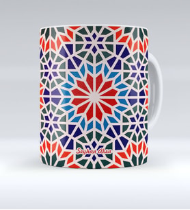 BK Gift Kişiye Özel Çini Desenli Kupa Bardak  19