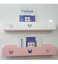 Çiftli lana lake montessori kitaplık raf
