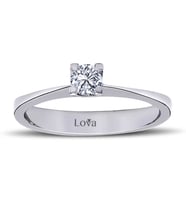 Lova G Renk 0,19 Karat Pırlanta Tektaş Yüzük - 1030088