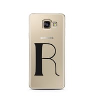 Samsung A3 (2017) Harf Tasarımlı Telefon Kılıfı R-Harfi 