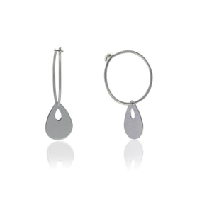 Söğütlü Silver Damla Modeli Küpe