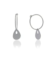 Söğütlü Silver Damla Modeli Küpe