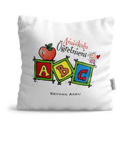 BK Gift Kişiye Özel Anaokulu Öğretmeni  Yastık  1