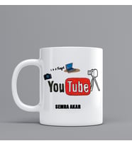 Youtuberlar  İçin Hediye Kupa Bardak Kişiye Özel Hediye W57