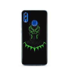 Black Panter Tasarım Süper Şeffaf Silikon Telefon Kılıfı Huawei Honor 10 Lite 