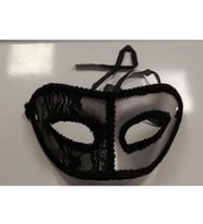 MASKE YARIM DANTEL GÜMÜŞ