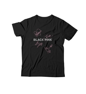 Blackpink Çocuk Siyah Tişört