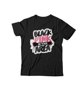 Blackpink Çocuk Siyah Tişört