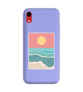 Lila Lansman Telefon Kılıfı Iphone XR