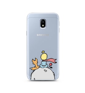 Küçük Prens Tasarım Süper Şeffaf Silikon Telefon Kılıfı Samsung J3 Pro