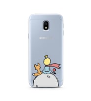 Küçük Prens Tasarım Süper Şeffaf Silikon Telefon Kılıfı Samsung J3 Pro