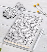 BK Gift Kişiye Özel İsimli Beyaz Defter Kalem Ve Anahtarlık Hediye Seti-29 (Model 1)