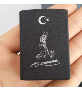 Atatürk Temalı Pürmüz Alevli Gazlı Çakmak