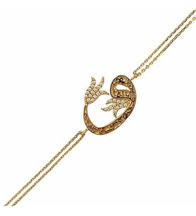 Vav Bileklik 3,16 Gram 14 Ayar Altın