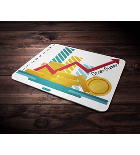 Kişiye Özel İktisatçı Tasarımlı Mouse Pad (Renksiz)