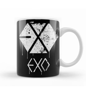 Exo Grunge Spraypaınt Kupa Bardak Porselen