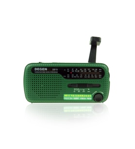 DEGEN DE-13 Solar Radyo Krank Dinamo FM MW SW1 SW2