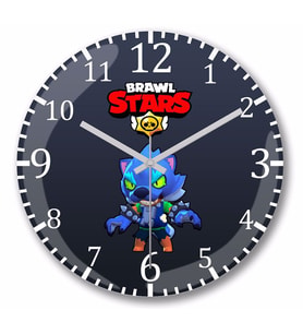 Werewolf Leon Brawl Stars Tasse Duvar Saati Bombeli Gercek Cam