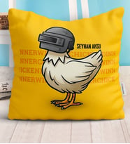 BK Gift Kişiye Özel PUBG Yastık - 2 (Beyaz)