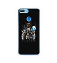 Uzay Astronot Tasarım Süper Şeffaf Silikon Telefon Kılıfı Huawei Honor 9 Lite 