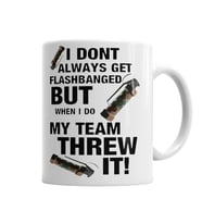 Cs Go Counter Strike Flashbang Kupa Bardak Porselen