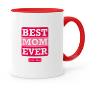 BK Gift Kişiye Özel En İyi Anne Kırmızı Kupa Bardak  1
