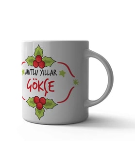 Mutlu Yıllar Kupa Bardak (Çok Renkli)