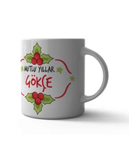 Mutlu Yıllar Kupa Bardak (Çok Renkli)