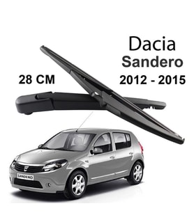 Dacia Sandero Arka Cam Silecek Kolu ve Süpürgesi 2012-2015