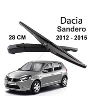 Dacia Sandero Arka Cam Silecek Kolu ve Süpürgesi 2012-2015