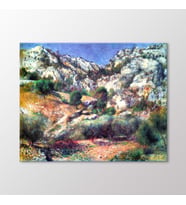 Arty Tablo L'estaque'dik Kayalıklar, 1882 Tablo (Karışık)
