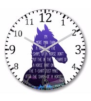 Bojack Horseman 0 Duvar Saati Bombeli Gercek Cam