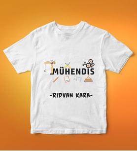 Mühendis Large Beden Tshirt