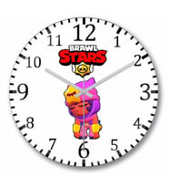Sandy Brawl Stars Duvar Saati Bombeli Gercek Cam