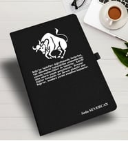 KİŞİYE ÖZEL BOĞA BURCU TEMALI  DEFTER &  AJANDA