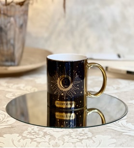 Kişiye Özel Tarot Tasarımlı Gold Kupa