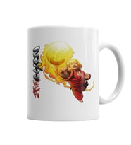 Ken Masters Street Fighter Kupa Bardak Porselen
