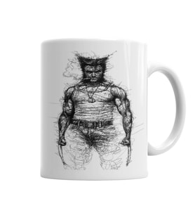 Savage Wolverine Kupa Bardak Porselen